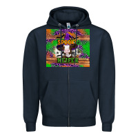 Navy Spooky Heifer Zipper Hoodie - Artiststas