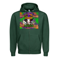Sports Green Spooky Heifer Zipper Hoodie - Artiststas