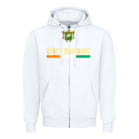 White Cote d_Ivoire National Flag Ivory Coast Coat Of Arms Gift Zipper Hoodie - trangStudio