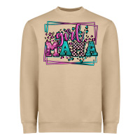 Leopard Camo Girl Mama Mother's Day Heavyweight Sweatshirt | Teevron