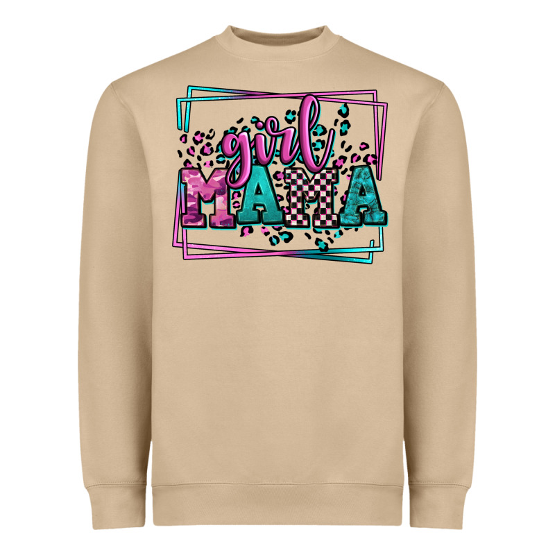 Leopard Camo Girl Mama Mother's Day Heavyweight Sweatshirt by LillyAllenDesigns | Teevron