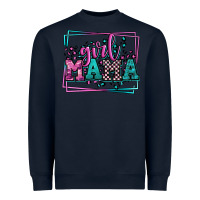 Navy leopard camo girl mama Mother's Day Heavyweight Sweatshirt - LillyAllenDesigns