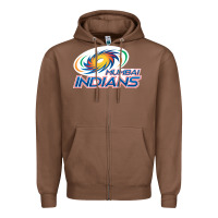 Chestnut mumbai indians Zipper Hoodie - trangStudio