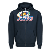 Navy mumbai indians Zipper Hoodie - trangStudio
