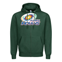 Sports Green mumbai indians Zipper Hoodie - trangStudio