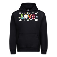 Black love tooth and tooth fairy Urban Hoodie - AdoDesignShop