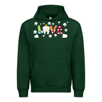 Forest Green love tooth and tooth fairy Urban Hoodie - AdoDesignShop