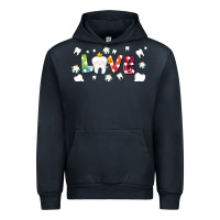 Navy love tooth and tooth fairy Urban Hoodie - AdoDesignShop
