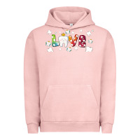 Pigment Salmon love tooth and tooth fairy Urban Hoodie - AdoDesignShop