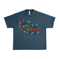 Midnight Navy be the light Urban Heavy Tee - CowGirlArtShop