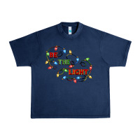 Navy be the light Urban Heavy Tee - CowGirlArtShop