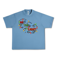 Pebble Blue be the light Urban Heavy Tee - CowGirlArtShop