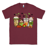 Burgundy dog mom coffee Classic Tee - Jasminsmagicworld