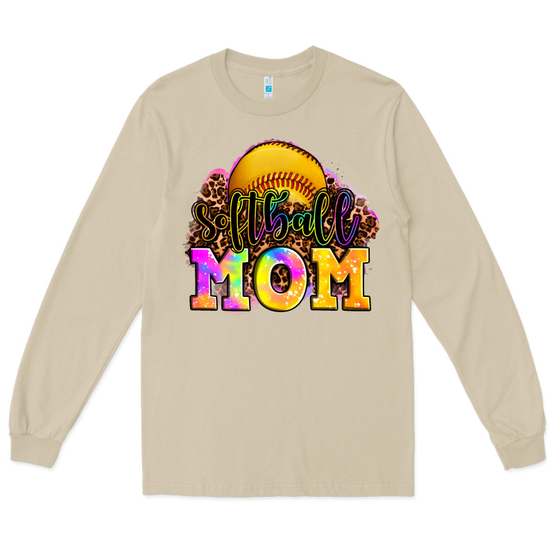 Softball Mom Long Sleeve Tee by OliviaCreatesArt | Teevron