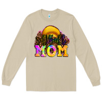 Mushroom softball mom Long Sleeve Tee - OliviaCreatesArt