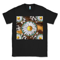 Black western daisy and cowhide tumbler tbs Classic Tee - TumblerDesignByShophia