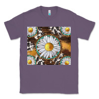 Lavender western daisy and cowhide tumbler tbs Classic Tee - TumblerDesignByShophia