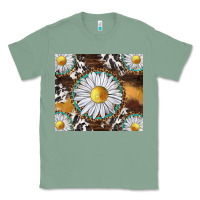 Sage western daisy and cowhide tumbler tbs Classic Tee - TumblerDesignByShophia