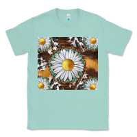 Seafoam western daisy and cowhide tumbler tbs Classic Tee - TumblerDesignByShophia