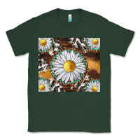 Sports Green western daisy and cowhide tumbler tbs Classic Tee - TumblerDesignByShophia