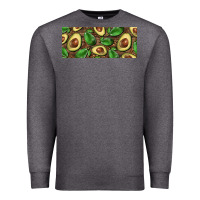Charcoal Heather avocados with wood and leopard background 15 oz mug Premium Sweatshirt - BarkalooDesign