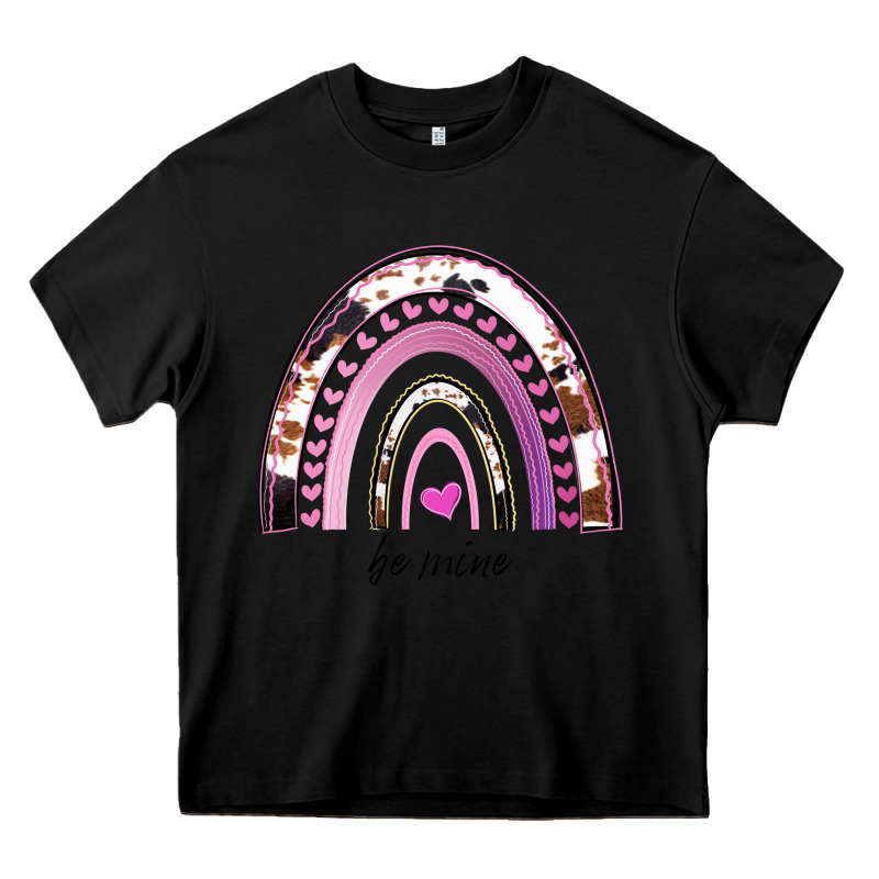 Valentines Day Rainbow, Valentines Day Rainbow Cowhide, Heavy Core Tee by Bettercallsaul | Teevron
