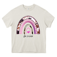 Cream Valentines Day Rainbow, Valentines Day Rainbow Cowhide, Heavy Core Tee - Bettercallsaul
