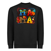Black leopard frame firefighter mama Mother's Day Heavyweight Sweatshirt - LillyAllenDesigns