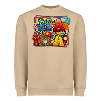 Mushroom leopard frame firefighter mama Mother's Day Heavyweight Sweatshirt - LillyAllenDesigns