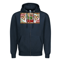 Navy Stink Stank Stunk Zipper Hoodie - Artiststas