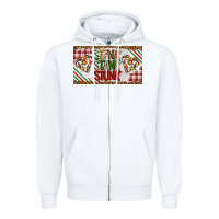 White Stink Stank Stunk Zipper Hoodie - Artiststas