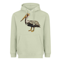 Matcha louisiana state bird pelican Heavyweight Hoodie - BarkalooDesign