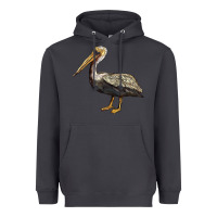 Smoke louisiana state bird pelican Heavyweight Hoodie - BarkalooDesign
