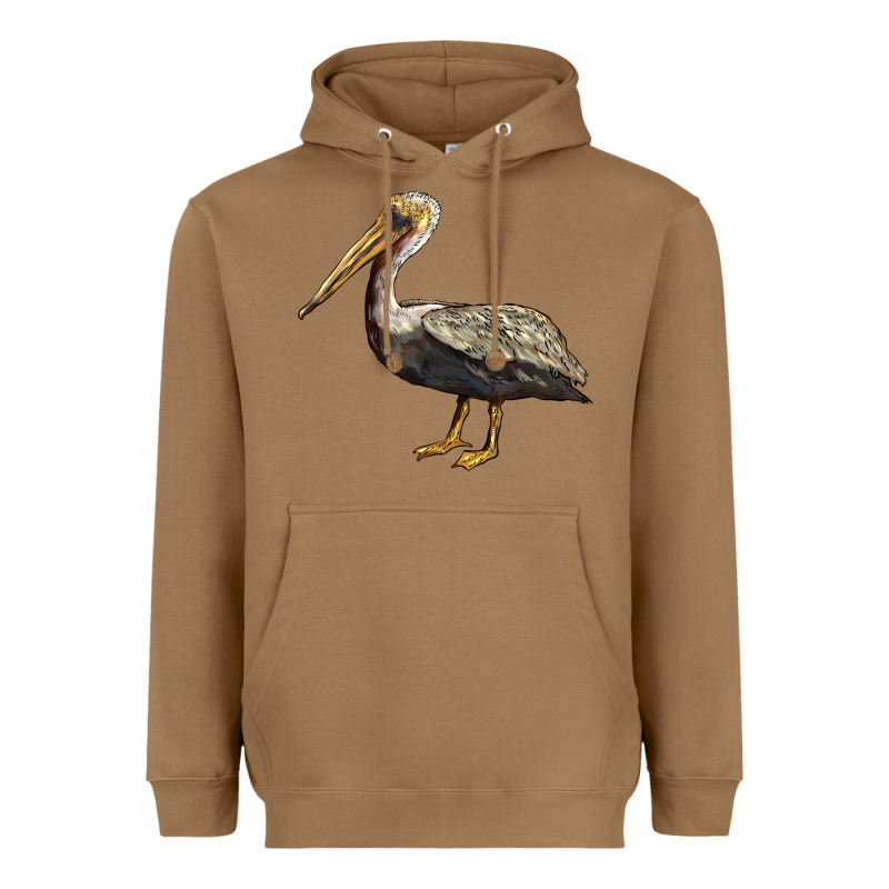 Louisiana State Bird Pelican Heavyweight Hoodie by BarkalooDesign | Teevron
