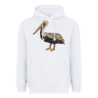 White louisiana state bird pelican Heavyweight Hoodie - BarkalooDesign