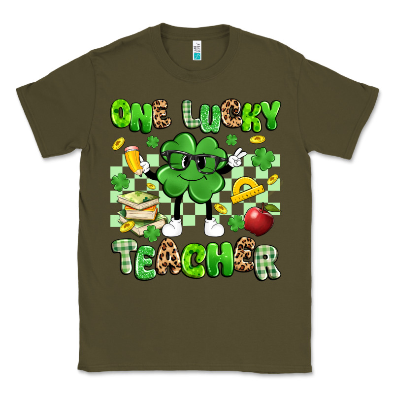 One Lucky Teacher Classic Tee by Artiststas | Teevron