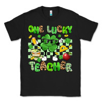 Black one lucky teacher Classic Tee - Artiststas