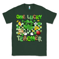 Sports Green one lucky teacher Classic Tee - Artiststas