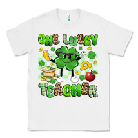 White one lucky teacher Classic Tee - Artiststas