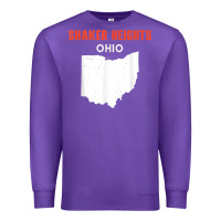 Purple shaker heights ohio usa state america travel ohioan Premium Sweatshirt - trangStudio