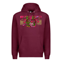 Burgundy Stuck On You Premium Hoodie - CowhideDigitalArt