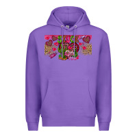 Purple Stuck On You Premium Hoodie - CowhideDigitalArt