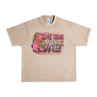French Oak give boot to the cancer Urban Heavy Tee - CowGirlArtShop