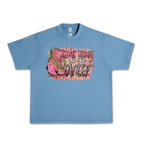 Pebble Blue give boot to the cancer Urban Heavy Tee - CowGirlArtShop