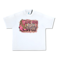 White give boot to the cancer Urban Heavy Tee - CowGirlArtShop