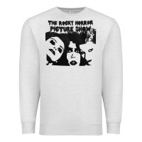 Oatmeal Heather horror picture show Premium Sweatshirt - trangStudio