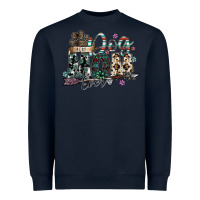 Navy best dog mom ever Heavyweight Sweatshirt - SublimationCraftShop