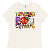 Bone Teacher Boo Crew Ladies Tee - texasbilliewilder