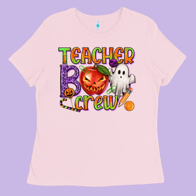 Teacher Boo Crew Ladies Tee Designed By Texasbilliewilder