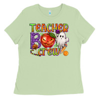 Matcha Teacher Boo Crew Ladies Tee - texasbilliewilder